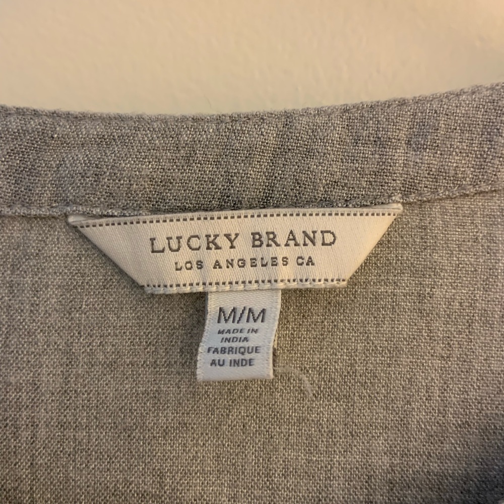 Women’s Lucky Brand Button Front Peasant top